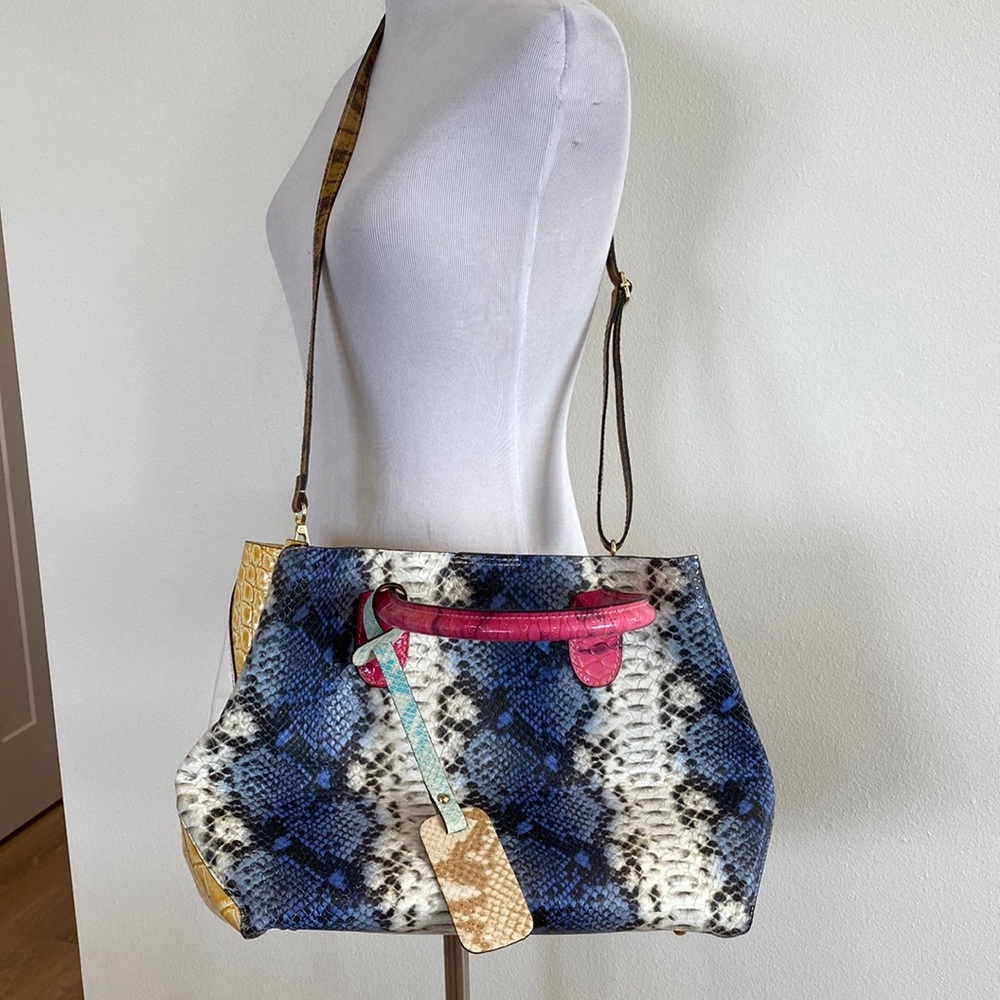 Vera Pelle/Bognar blu tote